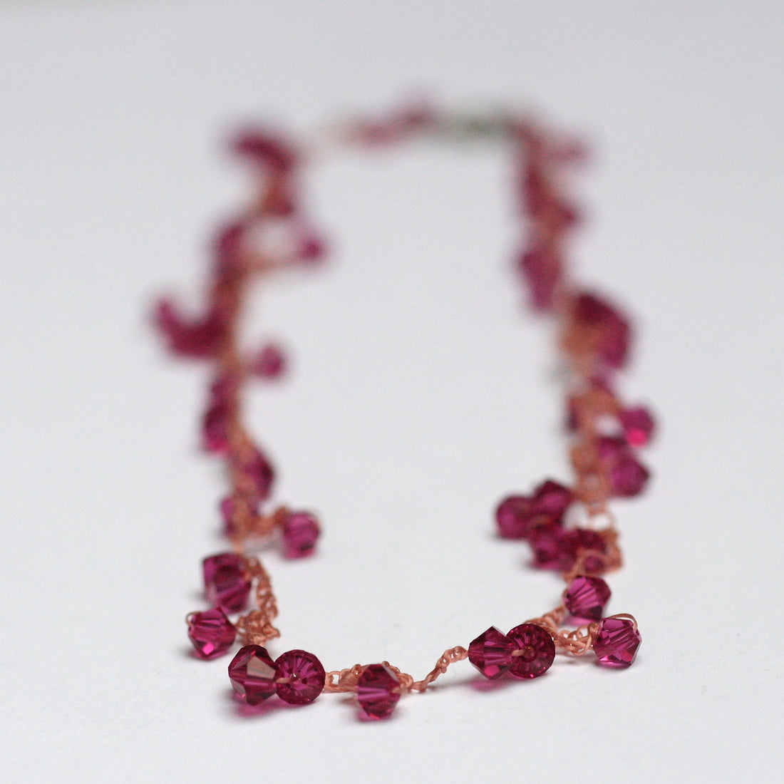 Swarovski collier roze s55