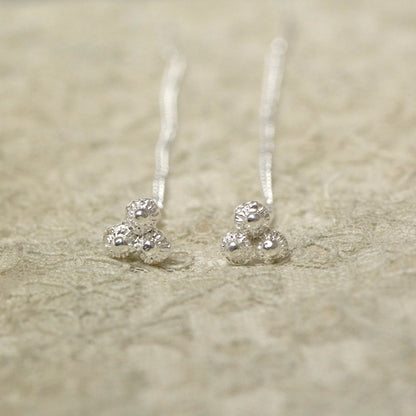 Zeeuwse doortrek oorbellen in zilver