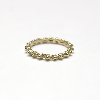 Gold Zeeland button ring