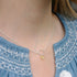 Zilveren ketting met geel swarovski-Hester Zagt