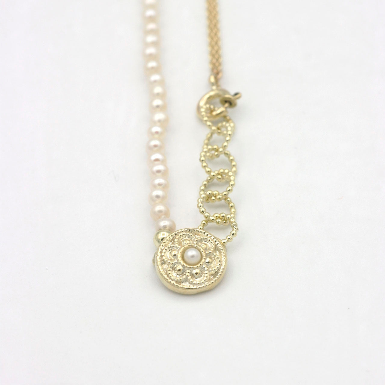 Gouden collier oma&